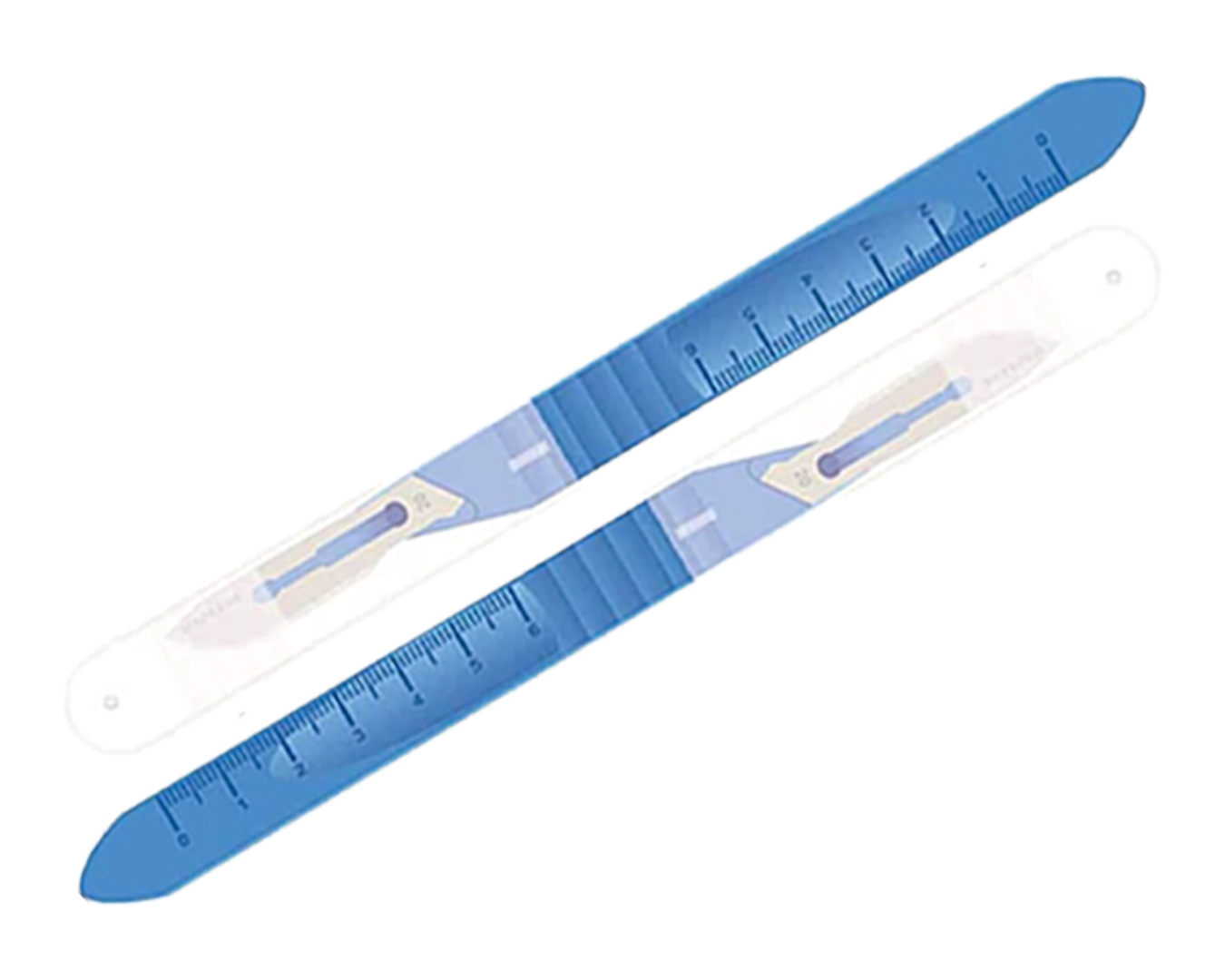 Sterile single use surgical scalpels for precise medical procedures