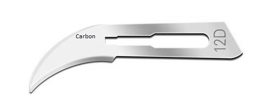 Carbon Steel Blades, Box of 100