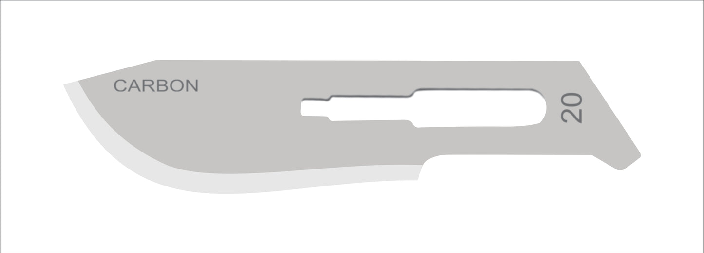 Carbon Steel Blades, Box of 100