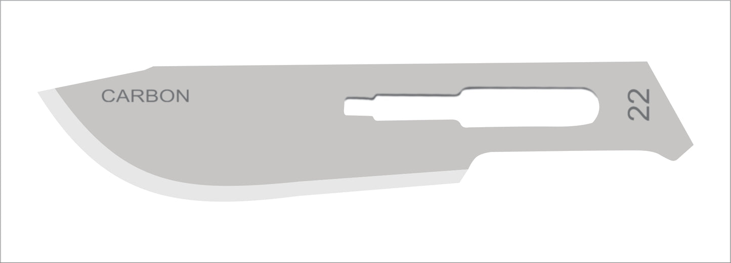 Carbon Steel Blades, Box of 100