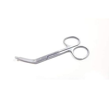 Ostomy Blunt Round Tip Mini Curved 4.5" Scissors